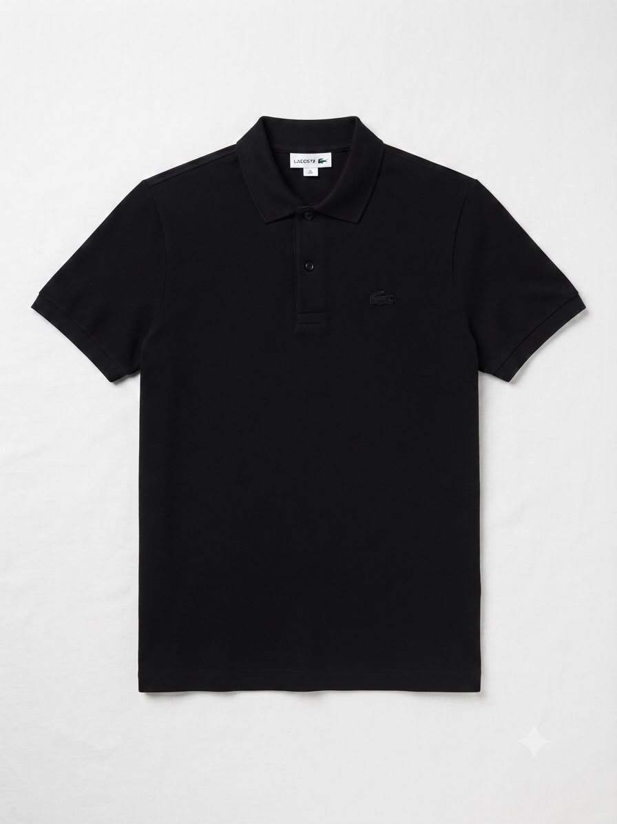 Polo noir Lacoste
